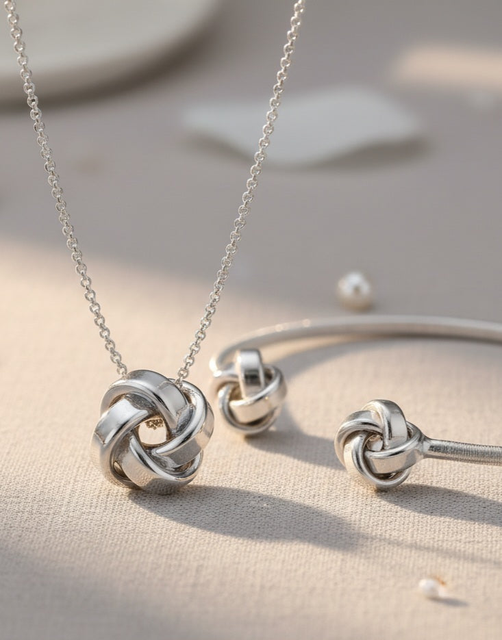JEWELINE Infinity - 925 Silver Set